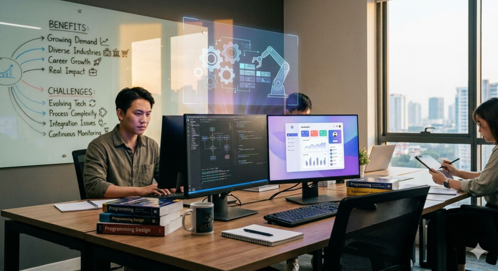 Benefits and challenges of being and RPA developer