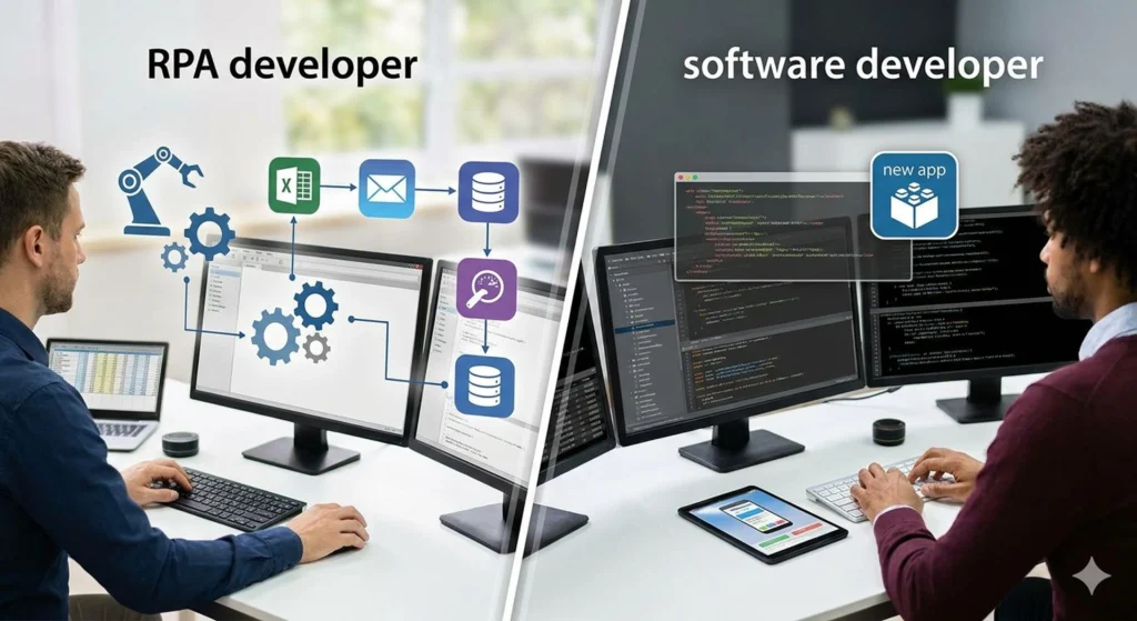 RPA developer vs software developer