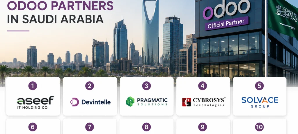 TOP 10 ODOO PARTNERS IN SAUDI ARABIA